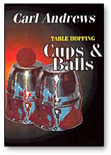 Table Hopping Cups and Balls DVD by Carl R Andrews